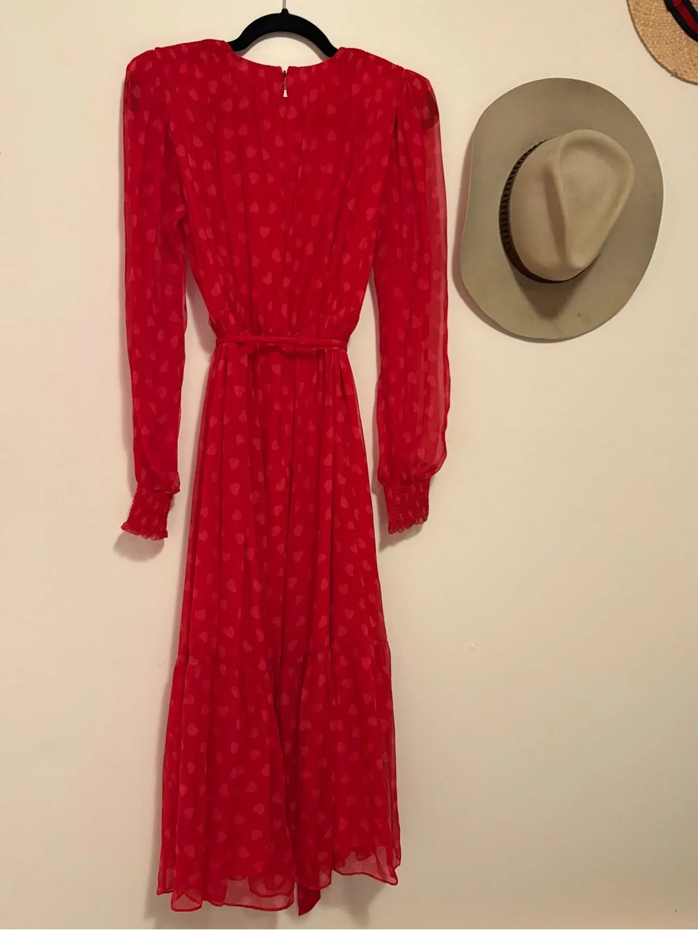 Heartbeat Silk Midi Dress by Kate Spade New York - Picture 5 of 6